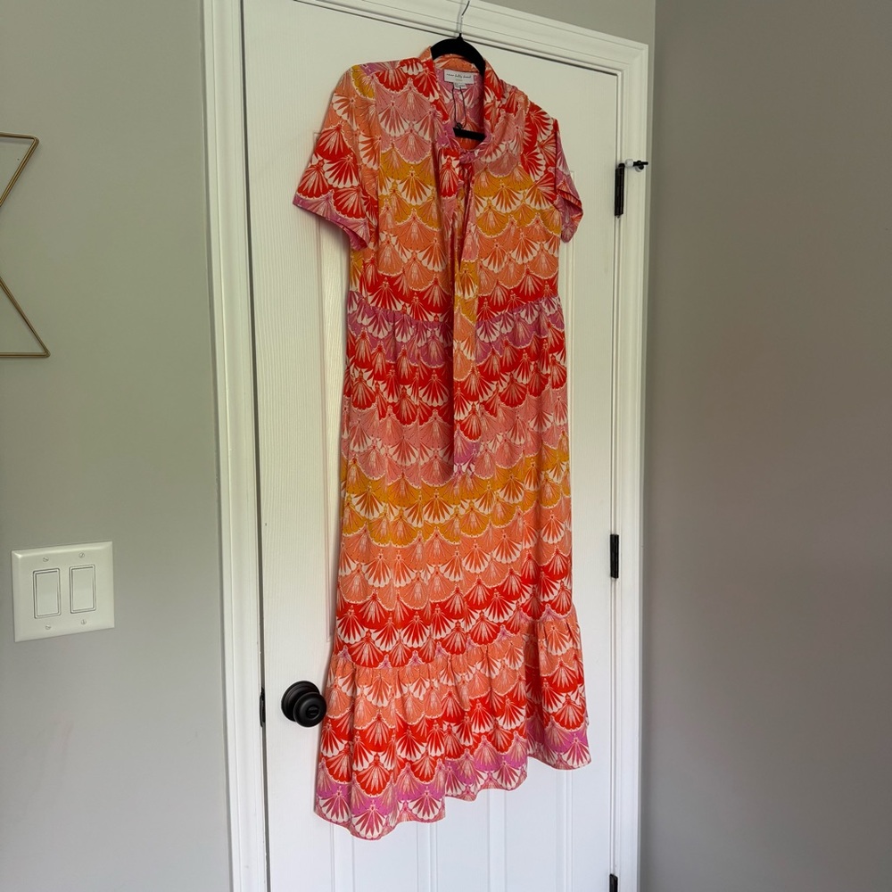 Never Fully Dressed Pink Scallop Patsy Dress In G… - image 3